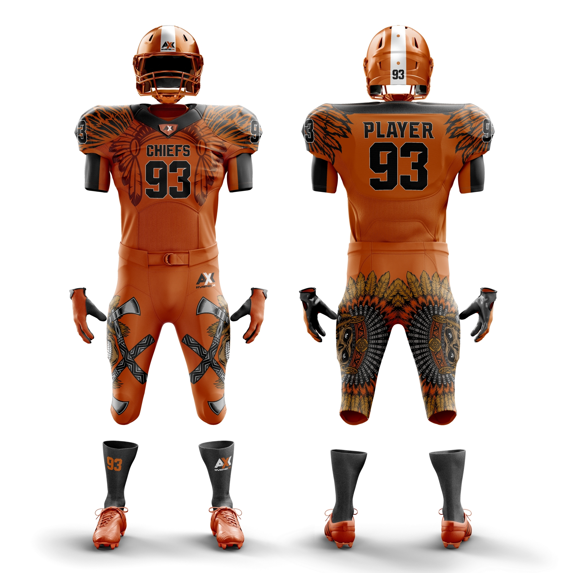 American Football Uniform